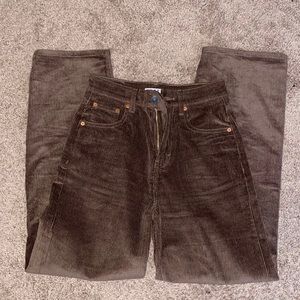 Motel Rocks Brown Parallel Corduroy Pants!!